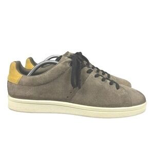ECCO Kallum Suede Casual Lace Sneakers Men 10.5 Minimalist Retro Euro Style Y2K